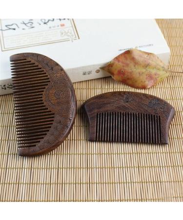 Comb Small Comb Portable Compact Teeth Sandalwood Comb wooden comb (Color : One Size) - Buy Online on GoSupps.com