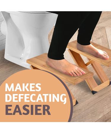 Travel Squatty Potty Stool 2-Piece Set - Non-Slip Folding Design for Kids, Adults, Elderly, and Pregnant Women - Includes Travel Bag - Cattleya Earth Home Essentials - Buy Online on GoSupps.com