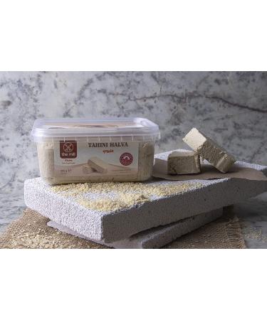 The Mill Tahini Halva (Plain) 500g - Natural Source of Fiber - Halal, Vegan, and Naturally Processed - Ideal for Breakfast and Snack - No Chemicals - Energy Provider - Tasty - Buy Online on GoSupps.com