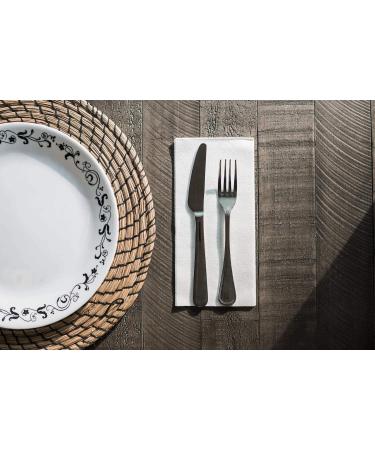 50 White Disposable Bathroom Napkins | Linen Feel Guest Towels for Parties, Weddings, Dinners | Paper Hand Towels for Events - Buy Online on GoSupps.com