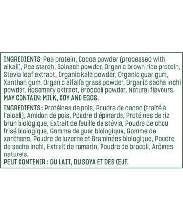 Vega Protein and Greens Chocolate (16 Servings) Plant Based Protein Powder Plus Veggies Vegan Non GMO Pea Protein For Women and Men 521g (Packaging May Vary) Chocolate 16 Servings (Pack of 1) - Buy Online on GoSupps.com