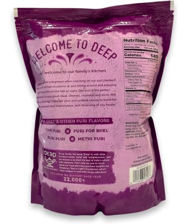 Deep Jeera Puri 12 Oz - Authentic Indian Spiced Crackers - Buy Online on GoSupps.com