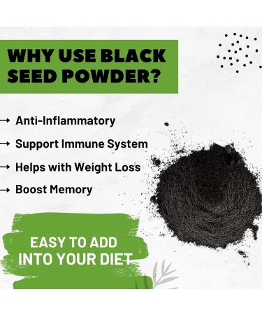Berrilys Organic Black Cumin Seed Powder 450g - Nigella Sativa Kalonji Powder - Buy Online on GoSupps.com