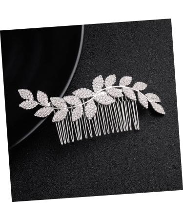 DOITOOL Tocados Para El Wedding Hair Accessories Silver Hair Comb Alloy Hair Comb Tiara Bridal Comb Bridal Side Comb European and American Headgear Banquet - Buy Online on GoSupps.com