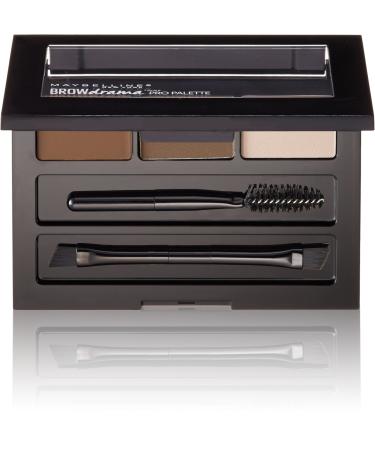 Maybelline New York Brow Drama Pro Eyebrow Palette  Deep Brown  0.1 oz. - Buy Online on GoSupps.com
