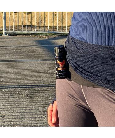 Phoenix P360S Pepper Gel from qseel. Maximum Strength Police & Military Grade Pepper Spray, Gel is Better, Sprays at Any Angle 18 feet, Flip-top Safety and Belt Clip Included 2 Pack - Buy Online on GoSupps.com