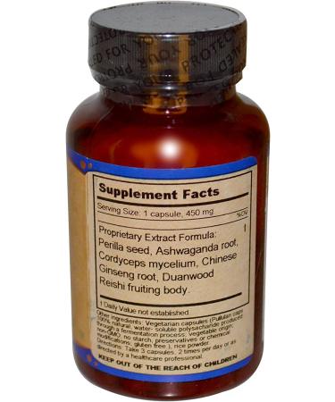 Dragon Herbs Perilla Clear 500mg - 60 Vegetarian Capsules for Allergies & Immune Support - Buy Online on GoSupps.com