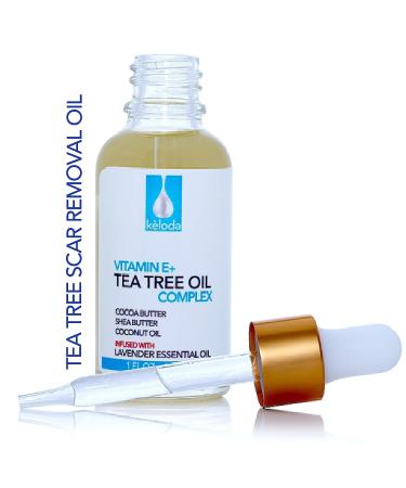 K LODA Scar & Keloid Removal Tea Tree Oil | 1 oz - Anti-Scar Treatment for Scars & Keloids from Surgery, Acne, Burns & Piercing - Buy Online on GoSupps.com