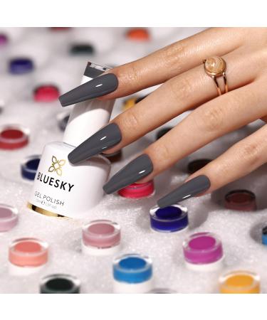 Bluesky Gel Nail Polish 10ml Grey Respect - AW2320 Grey Soak-Off Gel Polish for 21 Day Manicure Professional Salon & Home Use Requires Curing Under UV/LED Lamp - Buy Online on GoSupps.com