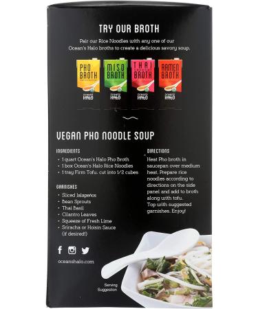 Ocean's Halo Organic Gluten-Free Rice Noodles 6.3 oz, 3-Pack - Healthy & Delicious - Buy Online on GoSupps.com