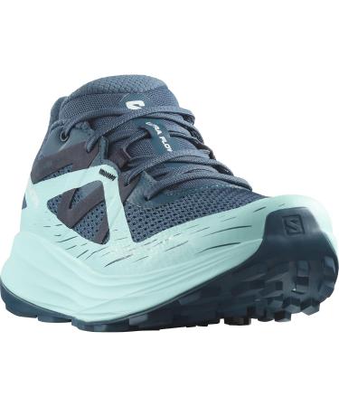 Salomon Ultra Flow Gore-Tex Women's Trail Running Shoes - Waterproof Weatherproof Damping | Size 41 1/3 EU - Deep Dive Tanager Turquoise Carbon - Buy Online on GoSupps.com