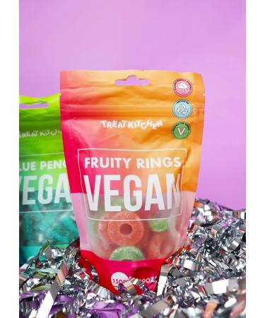 Vegan Sweets Mixed Flavoured Tropical Fruity Rings Pouch 150g - Buy Online on GoSupps.com
