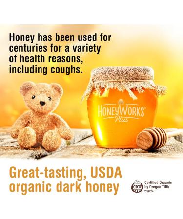 HoneyWorks Cough Syrup for Kids with Organic Honey Day/Night Bundle 4 Oz (Pack of 2) Cough suppressant for Kids with Dark Honey 2-Pack Bundle - Buy Online on GoSupps.com