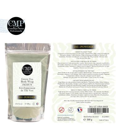 Postpartum Firming and Slimming Wraps Professional Product for Beauty Salons and Easy Home Treatment 500g (Thermal Green Tea) - Buy Online on GoSupps.com