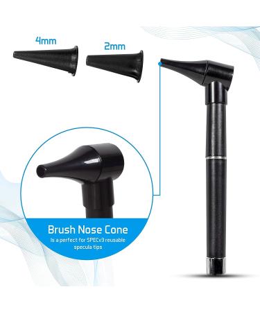 Nuance Medical EarClear Rx Rigid Earwax Flush Cleaning Kit - Self Earwax Removal with Otoscope Penlight & Basin - Includes 20 Disposable Tips - Buy Online on GoSupps.com