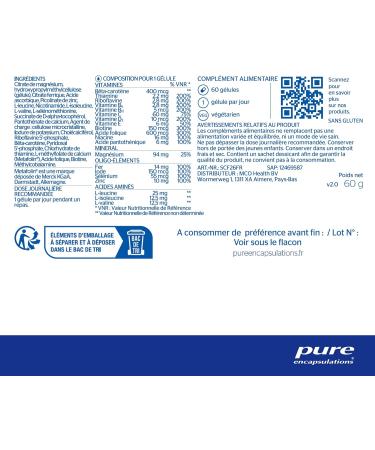 Pure Encapsulations - Pregnancy Formula - Vitamins Minerals & Nutrients for Women - From Childhood Desire & during Pregnancy & Breastfeeding - 60 Vegetable Capsules - Buy Online on GoSupps.com