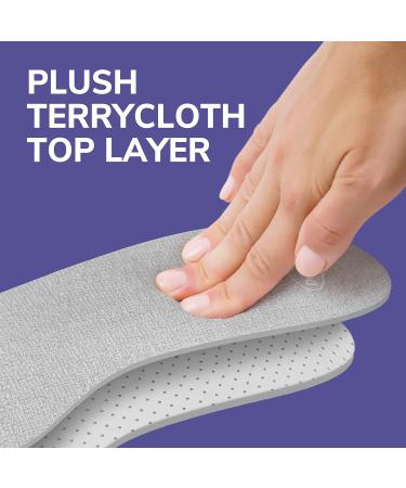 Dr Scholl s Go Sockless! Cushioning Insoles for Men & Women - 3 Pairs Moisture-Absorbing Shoe Inserts with Plush Comfort Layer - Buy Online on GoSupps.com