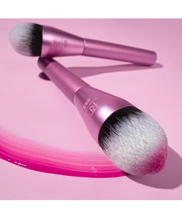 Real Techniques Power Pigment Blush Makeup Brush Cheek Brush For Liquid and Cream Blush Dense Synthetic Bristles Unique Pointed Shape For Precise Application Vegan and Cruelty Free 1 Count - Buy Online on GoSupps.com