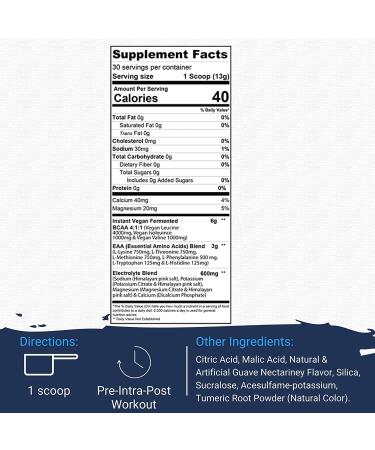 Buy Gaspari Nutrition Proven EAAs - Vegan Fermented Non-GMO 30 Servings Guava Nectarine | Enhance Recovery & Replenish Electrolytes - Buy Online on GoSupps.com