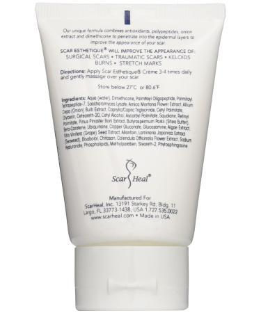 Scar Esthetique Scar Cr me with Polypeptides & 10 Anti-Oxidants - 2 oz | Effective Scar Treatment - Buy Online on GoSupps.com