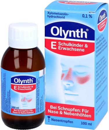 Olynth 0.1% Nasal Drops - Decongestant Cold Solution for Adults & Children (6+) | 100 ml | Fast Shipping Worldwide - Buy Online on GoSupps.com