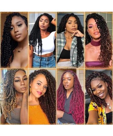 8 Packs Ombre Brown Pre-Looped Passion Twists Braiding Synthetic Hair - 12 Inch Short Crochet Passion Twist Hair Extensions (Pack of 8) - T30 - Buy Online on GoSupps.com