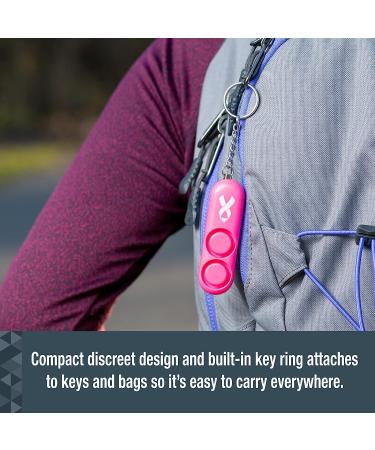 SABRE Personal Safety Kit With Pepper Spray and Personal Alarm, 25 Bursts, Intuitive Finger Grip, 120dB Alarm, Audible Up To 1,280-Feet (390-Meters) Pink - Buy Online on GoSupps.com