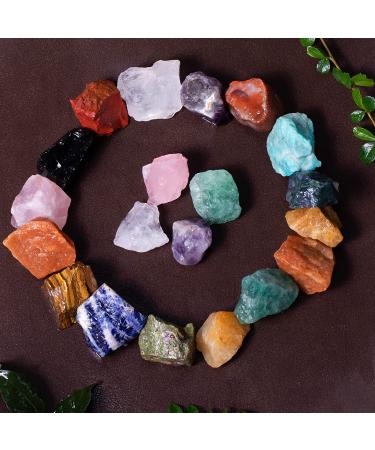 3 lbs Bulk Rough Madagascar Stones Mix - Large Natural Raw Stones for Tumbling, Cabbing, and Crystal Healing - Buy Online on GoSupps.com