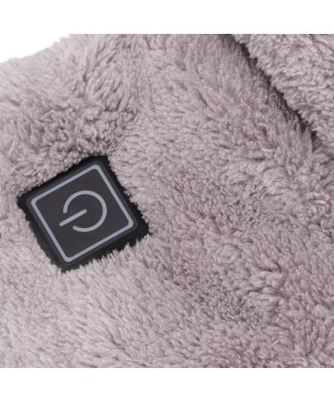 ZLXHDL USB Electric Heated Neck Pillow & Winter Scarf for Women - Intelligent Thermal Heating 3 Temperature Settings Perfect for Cold Weather (Gray) - Buy Online on GoSupps.com