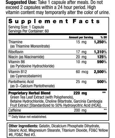 Dexatrim Max Appetite Control Weight Loss & Energy Supplement - 60 Capsules (Pack of 3) | International Shipping Available - Buy Online on GoSupps.com