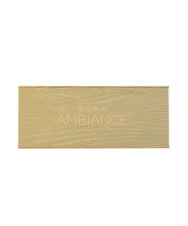 Sigma Beauty Ambiance Eyeshadow Palette - Luminous Neutral and Gold Shades with Mirror | Summer Vibes Collection - Buy Online on GoSupps.com