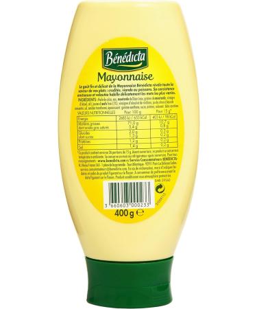 Benedicta Tube de Mayonnaise 400 g - Lot de 4 - Buy Online on GoSupps.com