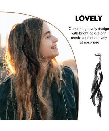 SHERCHPRY Cosplay Wig 6pcs Tassel Barrette Hair Extensions - Rainbow Hair Extensions for Halloween Props and Boho Hair Ties - Buy Online on GoSupps.com