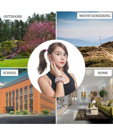 Seamless Cotton Hair Ties - 96pcs | Elastic Hair Bands for Women & Girls | No Crease Ponytail Holders in 15 Colors - 8mm Thick - Buy Online on GoSupps.com