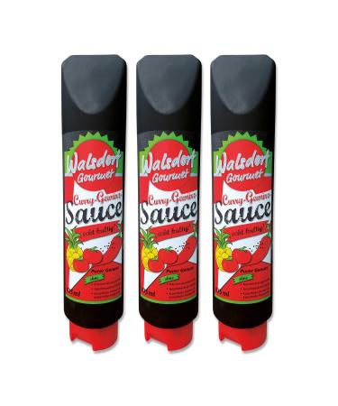 3x Walsdorf Gourmet Curry Spice Sauce 875ml (Currywurst sauce curry sauce curry sauce curry ketchup)