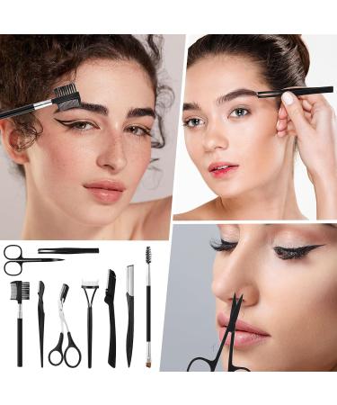 DIVINA VITAE 9-in-1 Eyebrow Grooming Kit | Eyebrow Razor Scissors Trimmer & Tools for Flawless Brows - Shop Internationally - Buy Online on GoSupps.com