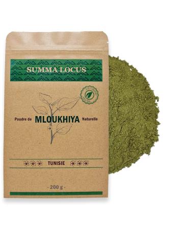Mloukhiya molokheya (Kplala) powder 200 g Superior Quality delicately dehydrated and crushed of course 100% natural and without additives Resealable freshness bag