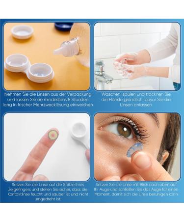 Colens Diamond Blue Contact Lenses - Annual Colored Lenses with High Opacity | Impressive Effects | Free Lens Container | Shop Now! - Buy Online on GoSupps.com