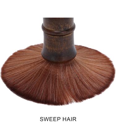 Neck Duster Brush Without Irritating the Skin Composite Wood Salon Neck Brush Larger Area and Save Your Time for Life for Home for Studio for Shop - Buy Online on GoSupps.com