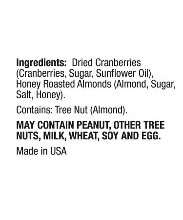 Honey Roasted Almond & Cranberry Salad Pizazz! Topping - 3.5 OZ Resealable Bag - Buy Online on GoSupps.com