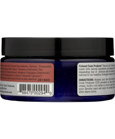 Colonel Conk Santa Fe Cedar Shave Cream 5.5 oz - Premium Shaving Cream for a Smooth Shave | International Shipping Available - Buy Online on GoSupps.com