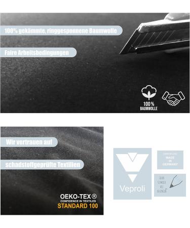 Veproli Cotton Gym Bag | Sports Drawstring Backpack | Durable Jute Sack for Gym & School | Black - Buy Online on GoSupps.com