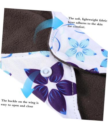 Healeved 7pcs Women's Reusable Period Pads Set with Storage Bag - Washable Cloth Panty Liners for Menstrual Hygiene - Buy Online on GoSupps.com