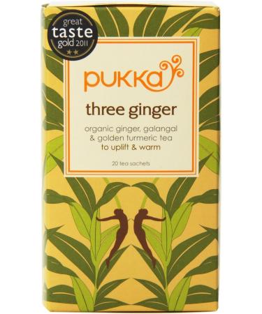 Pukka Herbs Triple Ginger Tea 20 Sachets - CLF-PUK-526 - Buy Online on GoSupps.com
