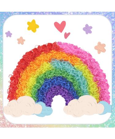 Funtopia Mini Elastic Hair Ties - 2800 Small Rubber Bands in 8 Colors for Girls & Women - Perfect for Daily Hairstyles | 4800 Pieces - Buy Online on GoSupps.com