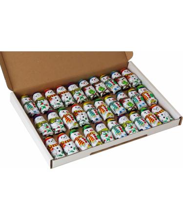  CAPTAIN PLAY Christmas Interior Decoration 30 Chocolate Snowmen 210 g in Individual Packaging - Buy Online on GoSupps.com