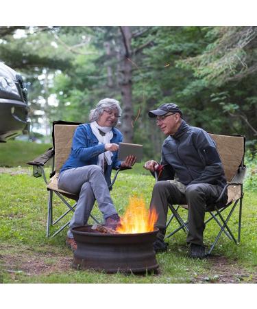 Bosuge Heated Stadium Seat Cushion | 3-Step Heating | Winter Heated Seat Cover with Back Support | Indoor & Outdoor Use | Khaki - Buy Online on GoSupps.com