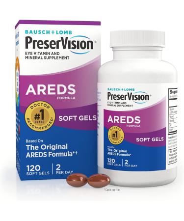 PreserVision Eye Vitamin & Mineral Supplement - 120 Soft gels