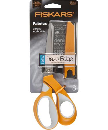 Fiskars Crafts 8185 RazorEdge Softgrip Fabric Shears 8-Inch - Precision Cutting Tool - Buy Online on GoSupps.com