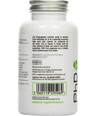 PhD Nutrition CLA Supplement - 45 Capsules - Buy Online on GoSupps.com